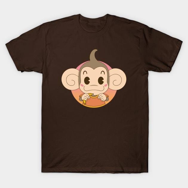 Monkey Banana T-Shirt by Alundrart